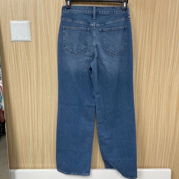 J. Crew Slim Wide Jeans Size 4 Tall - Picture 5 of 7